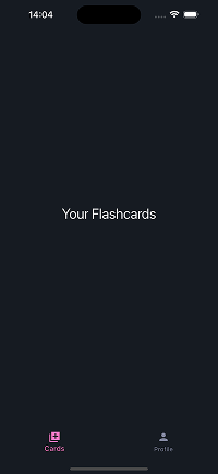Flashcard App Navigation