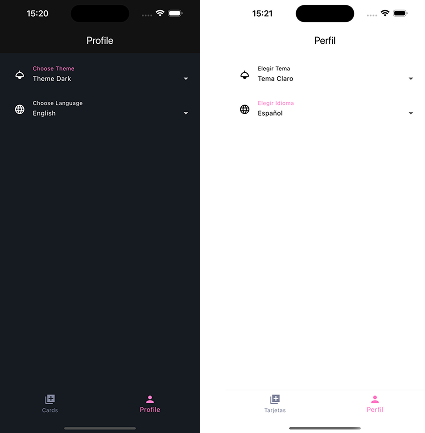 Flashcard App Preferences